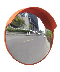 Specchio per Traffico Convesso Plastica PC Arancione 45 cm