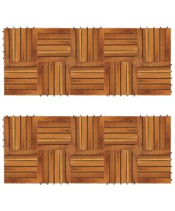 Listelli Pavimentazione Design Verticale 30x30cm Acacia 20 pz