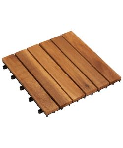 Listelli Pavimentazione Acacia Design Verticale 30x30cm 30 pz