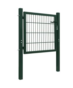 Cancello da Giardino 2D (Singolo) Verde 106 x 130 cm
