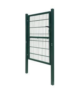 Cancello da Giardino 2D (Singolo) Verde 106 x 230 cm