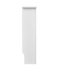 vidaXL Armadietto Copritermosifone MDF Bianco 112 cm - Elegante e Pratico - Accessori per Termosifoni