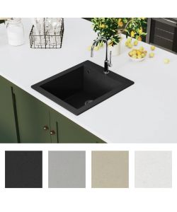 Lavandino Cucina Granito Nero solo Lavello ad Incasso