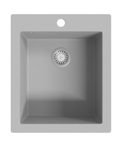 Lavandino da Cucina Granito solo Lavello ad Incasso Grigio