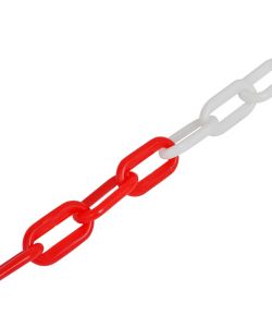Set Stradale con Pali e Catena in Plastica 10 m