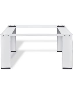 vidaXL Supporto Alzatina per Lavatrice Bianco - Accessori Lavatrice - 63x54x31 cm - Capacit 100 kg