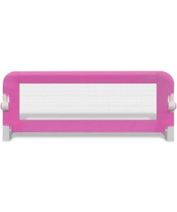 Barriera di Sicurezza per Letto Bambino 102 x 42 cm Rosa