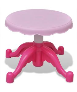 Gioco Bambini Tastiera con Sgabello/Microfono 37 Tasti Rosa
