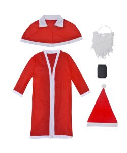 Set Natale Costume lungo di Babbo Natale