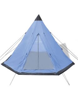 Tenda per 4 persone blu