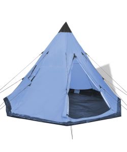 Tenda per 4 persone blu