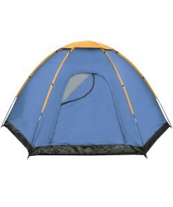 Tenda per 6 Persone Blu e Giallo