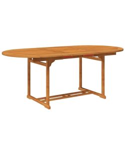 vidaXL Set da Pranzo Giardino in Legno di Acacia - Marrone - 7 Pezzi