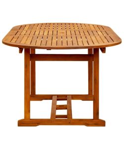 vidaXL Tavolo da Giardino in Legno di Acacia - Marrone - 200x100 cm