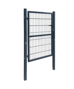 Cancello per Recinzione in Acciaio 106x248 cm Antracite