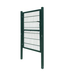 Cancello per Recinzione in Acciaio 106x248 cm Verde