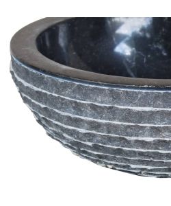 Lavandino in Marmo 40 cm Nero