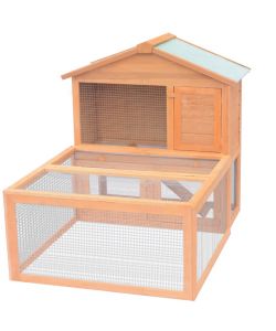 Conigliera all'Aperto per Animali Piccoli in Legno