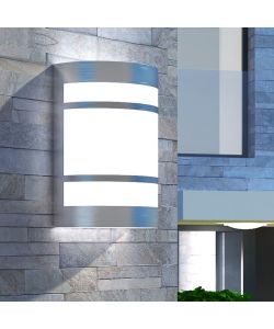 Luce da parete per esterno in acciaio inox 42218