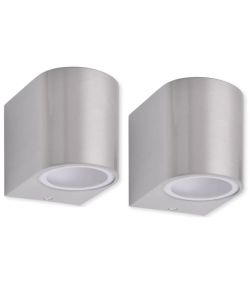Lampada da parete per esterno 2 pz