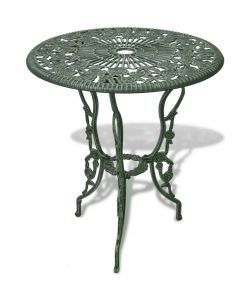 Set da Bistrot 3 pz in Alluminio Pressofuso Verde