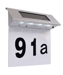 Luce Ecologica a LED per Numero Civico in Acciaio Inossidabile