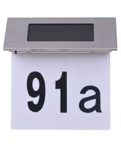 Luce Ecologica a LED per Numero Civico in Acciaio Inossidabile