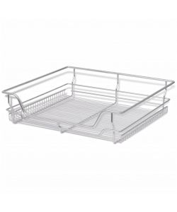 Cestelli a Rete Estraibili 2 pz 600 mm Argentati
