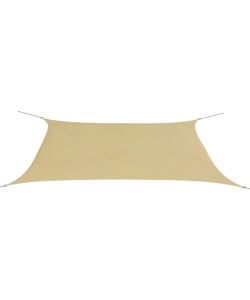 Parasole a Vela in Oxford Rettangolare 4x6 m Beige