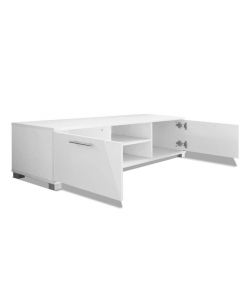 vidaXL Mobile TV Bianco Laccato Lucido - Design Moderno 120 cm