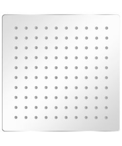 Testa Doccia a Pioggia in Acciaio Inossidabile 20x20cm Quadrata