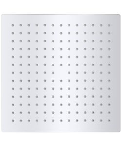 Testa Doccia a Pioggia in Acciaio Inossidabile 25x25 cm Quadrata