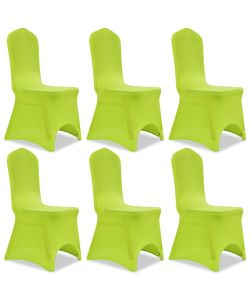 Fodera Elastica per Sedie 6 pz Verde