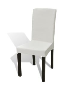 Fodere Elastiche per Sedie 4 pz Crema