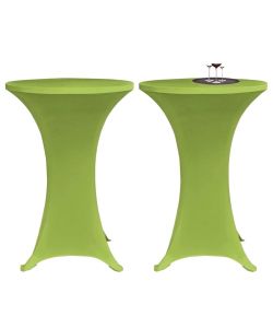 Copertura Elastica per Tavolo 2 pezzi 70 cm Verde