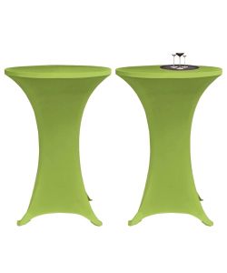 Copertura Elastica per Tavolo 2 pezzi 80 cm Verde