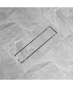 Canaletta di Drenaggio Lineare 530x140 mm in Acciaio Inox