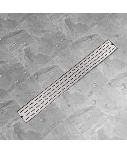 Canaletta Drenaggio per Doccia Lineare 930x140 mm Acciaio Inox