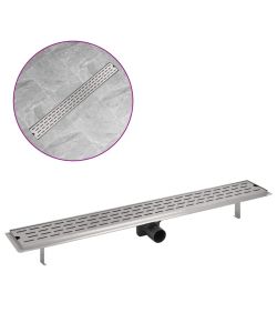 Canaletta Drenaggio per Doccia Lineare 930x140 mm Acciaio Inox