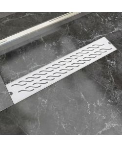 Canaletta di Drenaggio Lineare Doccia 630x140 mm Acciaio Inox