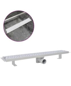 Canaletta di Drenaggio per Doccia Bolle 730x140 mm Acciaio Inox