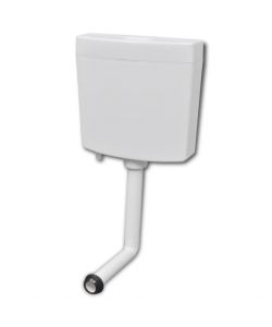 Sciacquone WC con Ingresso Acqua dal Basso 3/6 L Bianco
