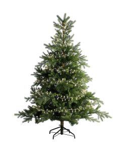 Lumineo Luci Natalizie 500 LED Bianco Caldo - 11 m - Cavo Trasparente