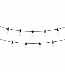 Lumineo Kit Catena Illuminazione LED 20 Luci Calde 9.5m