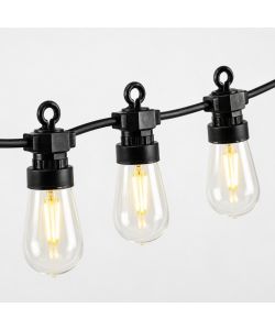 Lumineo Kit Catena Illuminazione LED 20 Luci Calde 9.5m