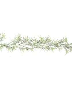 Ghirlanda Verde Innevata - Decorazione Natalizia - 4x180 cm