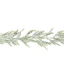 Ghirlanda Verde Innevata - Decorazione Natalizia - 4x180 cm