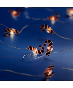 Filo luci LED fiocco candy pacco o calza