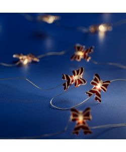 Filo luci LED fiocco candy pacco o calza