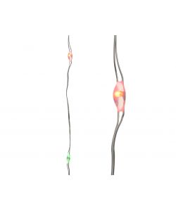 40 micro LED a batteria multicolor